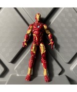 IRON MAN Red Gold Suit 4&quot; Marvel Universe Hasbro Scale Action Figure 2010 - $13.49