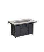 Living Accents 24 x 24 x 42 in. Steel Rectangle Propane Fire Table - $496.12