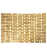 MegaChef Bamboo Wood 16.25 x 24.5 Inch Rectangle Bathroom Mat - $1,069.65 MXN