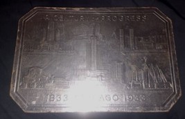 Vintage 1933 Century Of Progress Worlds Fair Chicago Placemat - - £29.85 GBP