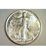 1936 WALKING LIBERTY HALF CHOICE ABOUT UNCIRCULATED CH. AU NICE ORIGINAL... - £37.22 GBP