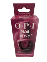 OPI Nail Envy Strength + Color  Tri - Flex Technology 15ml /0.5 oz POWERFUL PINK - £7.82 GBP
