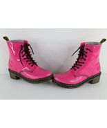 Deadstock Vintage Dr Martens Womens 10 Clemency Patent Leather Heeled Bo... - $4,521.14 MXN