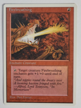 1995 FIREBREATHING MAGIC THE GATHERING MTG CARD PLAYING ROLE PLAY VINTAG... - $5.99