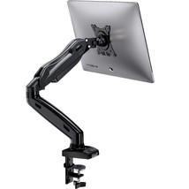 HUANUO Single Monitor Mount, Articulating Gas Spring Monitor Arm, Adjustable Mon - £58.52 GBP