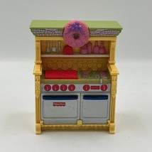 Fisher Price Loving Family Dollhouse Kitchen Range Stove Oven Christmas ... - $19.99