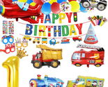 Car Party Supplies - Birthday Party Decorations for 1 Year Old Kids,Cont... - £23.03 GBP