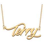 Terry Name Necklace for Best Friend Family Member Birthday Christmas Gift - $15.99
