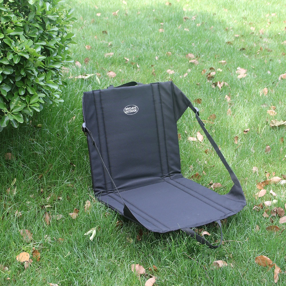Portable Camping Chair Mat Universal Foldable Backrest Cushion Single Lazy Chair - £15.88 GBP+