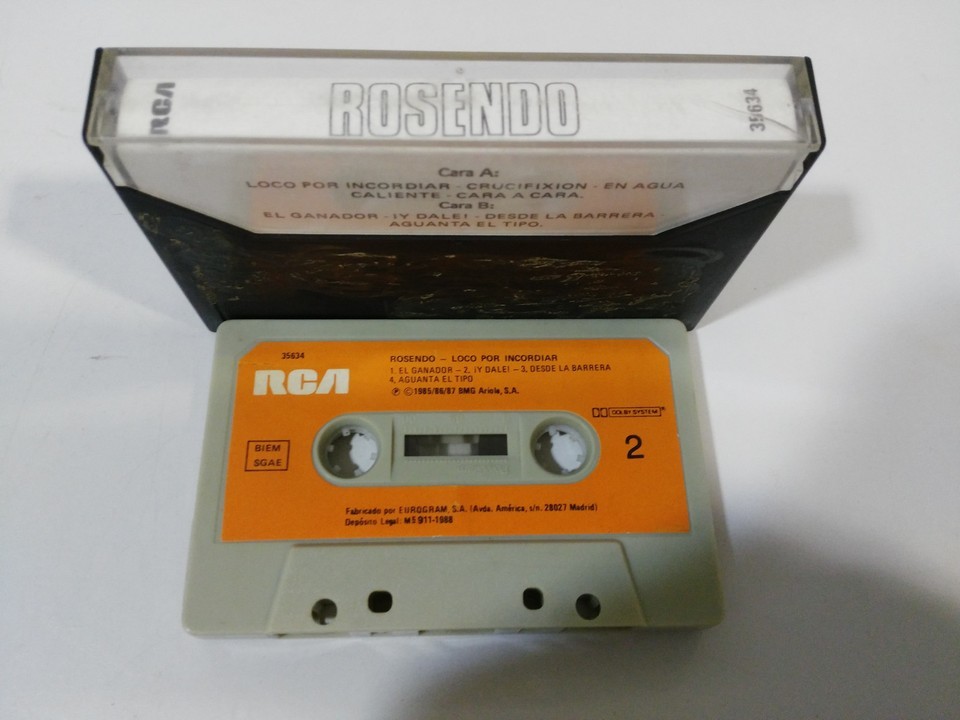 ROSENDO LOCO PER INCORDIAR SUCCESS TAPE CASSETTE 1988 RCA SPAIN EDITION &-
sh... Item image 3