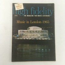VTG High Fidelity Magazine April 1965 Music in London of Year 1965, Newsstand - £11.16 GBP