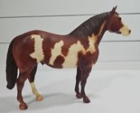 VTG 1970s Breyer #51 Yellow Mount Famous Paint Horse Chestnut Brown Figu... - $34.60
