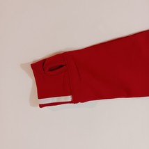 Adidas Climalite LATECH Men's Red 1/4 Zip Pullover Shirt Long Sleeve Size Medium image 5