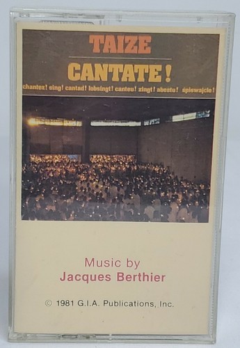 Taize Cantate! Music by Jacques Berthier Audio Cassette 1981 Chantez Sin... - $4.32