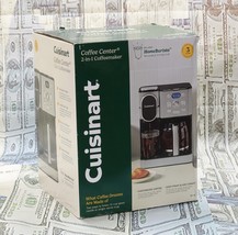 Cuisinart 12 Cup 2-In-1 Coffee Center Coffeemaker Black Stainless Steel SS-16