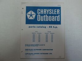 1970 Chrysler Outboard 45 HP Parts Catalog Manual Factory OEM OB 1329 - $6.98