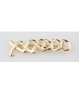 Tiffany &amp; Co Paloma Picasso 18k Gold Pin Xs &amp; Os Brooch Hugs &amp; Kisses XX... - $1,822.24 CAD