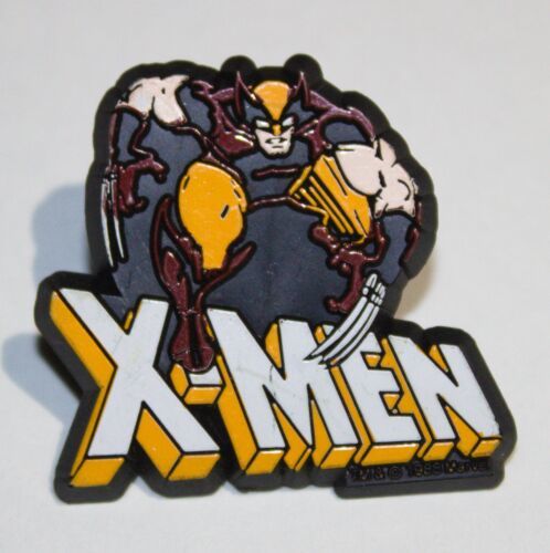Marvel Comics Wolverine Over X-Men Name Logo Plastic Comic Promo Pin 198... - $4.99