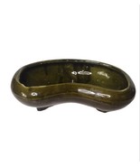 Vintage 14.5in USA CA 10 2292 Pottery Footed Planter MCM Avocado Green K... - £19.54 GBP