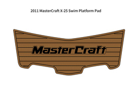 2011 MasterCraft X-25 Swim Platform Pad Boat EVA Foam Faux Teak Deck Floor Mat - $299.00