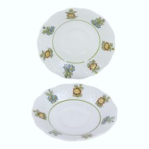 June Garden By Royal Cauldon Bristol Ironstone Saucers Lot Of 2 5.5&quot; *Read* - £6.58 GBP