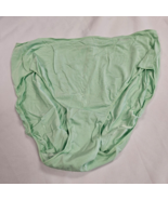 Jockey No Panty Line Promise Tactel Nylon Mint Green Panties Briefs XL 8 - $11.87