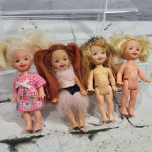 Vintage 90s Barbie Kelly Friends Dolls Lot Of 4 Blonde Red Head 1994 Mattel  - £15.81 GBP