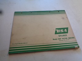 BSA B44 Victor Enduro Parts Spares List Catalog 00-5127 - $447.81 MXN