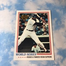 2001 Topps Archives New York Yankees Baseball Card #225 Reggie Jackson WS 78 - £1.18 GBP