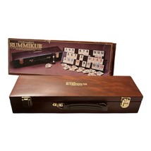 1980 Pressman Tournament Rummikub Game Faux Leather Carry Case 106 Tiles - $35.63
