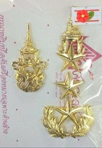 Lieutenant General Royal Thai Army Rang Shoulder Boards EPAULETTE RTA RANK - $250.00
