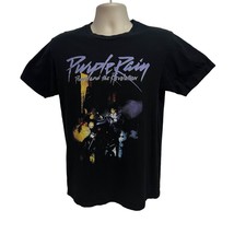 Prince And The Revolution Black Graphic Band T-Shirt Medium Purple Rain ... - £19.75 GBP