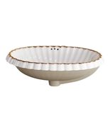 Elegant European-Style Oval Ceramic Bathroom Basin - £1,062.09 GBP