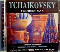 Tchaikovsky Symphony No.5 Capriccio Italien Georgian Simi Festival Orchestra CD - £1.49 GBP