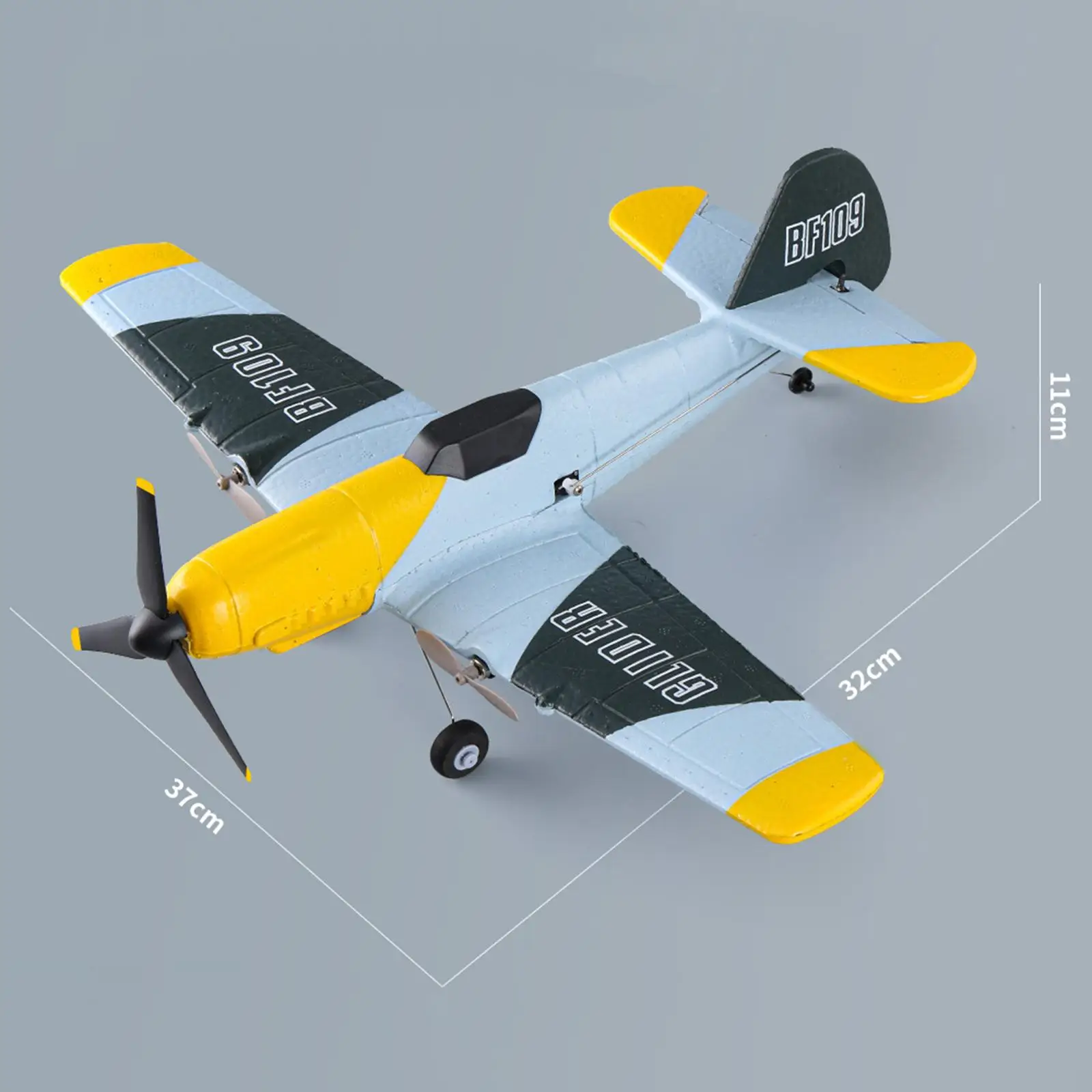 RC Plane Outdoor Flighting Toys Gift 3 Channel RC Glider Remote Control Airplane - £38.39 GBP