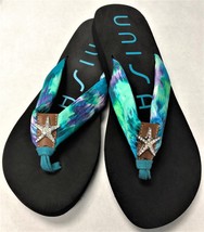 UNISA Flip Flops Womens Lightweight Soft Footbed Starfish Novelty Charm Sandals - £40.22 GBP
