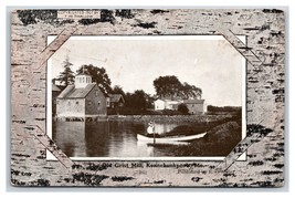 Old Grist Mill Kennebunkport Maine ME Faux Birch Border DB Postcard Y1 - £7.77 GBP