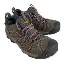 Keen Flint Low Steel Toe Work Utility Safety Shoes Womens 11M Magnet-Ros... - $49.99