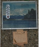 1946 West Side Dairy Advertising Thermometer/ Calendar Sauk City, WI - £18.60 GBP
