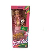 Vintage 1988 Animal Lovin Barbie 1350 Mattel Safari Panda Pink Gold NIB - £47.36 GBP