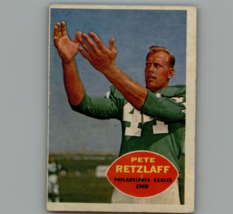Pete Retzlaff 1960 Topps Card #85 Philadelphia Eagles - £2.46 GBP