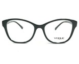 Vogue Brille Rahmen VO 5169-B W44 Schwarz Silber Cat Eye Voll Felge 52-1... - $49.48