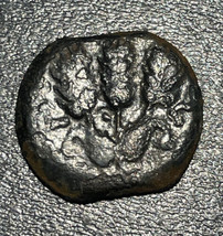 41-42 AD Year 6 Judea Herod Agrippa I AE Prutah Widow&#39;s Mite 2.56g Umbrella Coin - £23.49 GBP