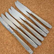 Wm. A. Rogers Oneida Stainless Dinner Knives AZTEC ENCORE Lot of 7 - £11.99 GBP