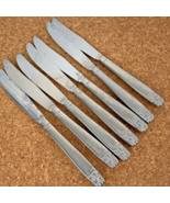 Wm. A. Rogers Oneida Stainless Dinner Knives AZTEC ENCORE Lot of 7 - £11.83 GBP