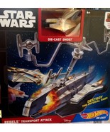 Hot Wheels Star Wars Rebels Transport Attack Die Cast Ghost Disney 4+ new - $24.36 CAD