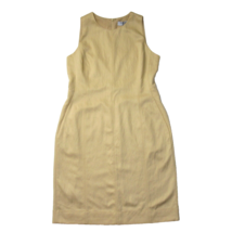 NWT MM. Lafleur The Constance in Butter Yellow Everyday Twill Sheath Dress 12 - £57.55 GBP