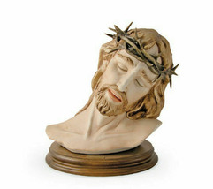 Porcelain Principe Figurine BUST OF CHRIST Handmade Italy Capodimonte NEW - £355.66 GBP