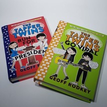 Lot of 2 The Tapper Twins Run for President And Go Viral Hardcover Books... - $8.95