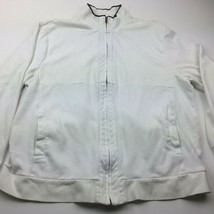 Tasso Elba Men&#39;s White Jacket Collar Winter Autumn Fall Size XL Ex Large - £19.95 GBP